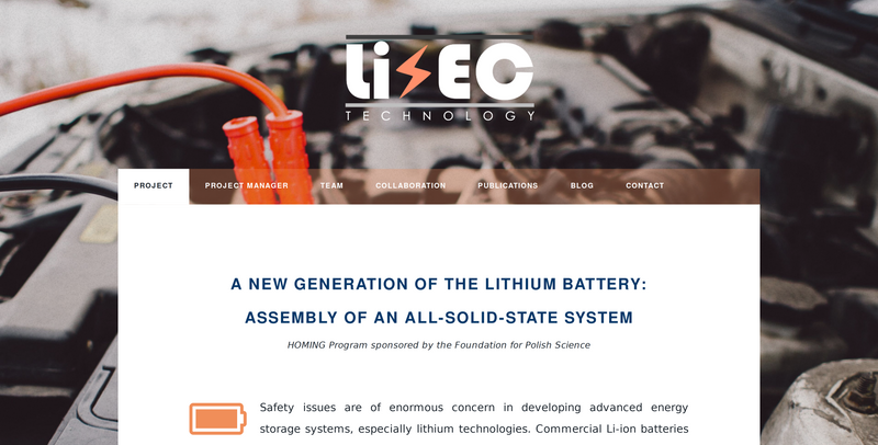 Screenshot of LiSEC-Tech.com